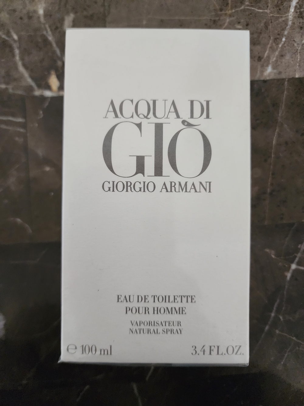 Giorgio Armani Acqua di Giò Eau de Toilette - White and Silver 100 ML New